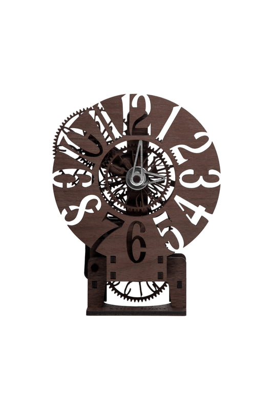 Lesena ura – Lasersko izrezan DIY komplet | Moderna kinetična dekoracija
